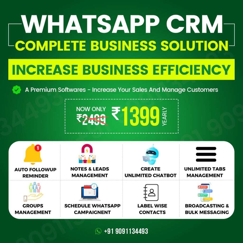 Best 1 WhatsApp CRM WA Mantra