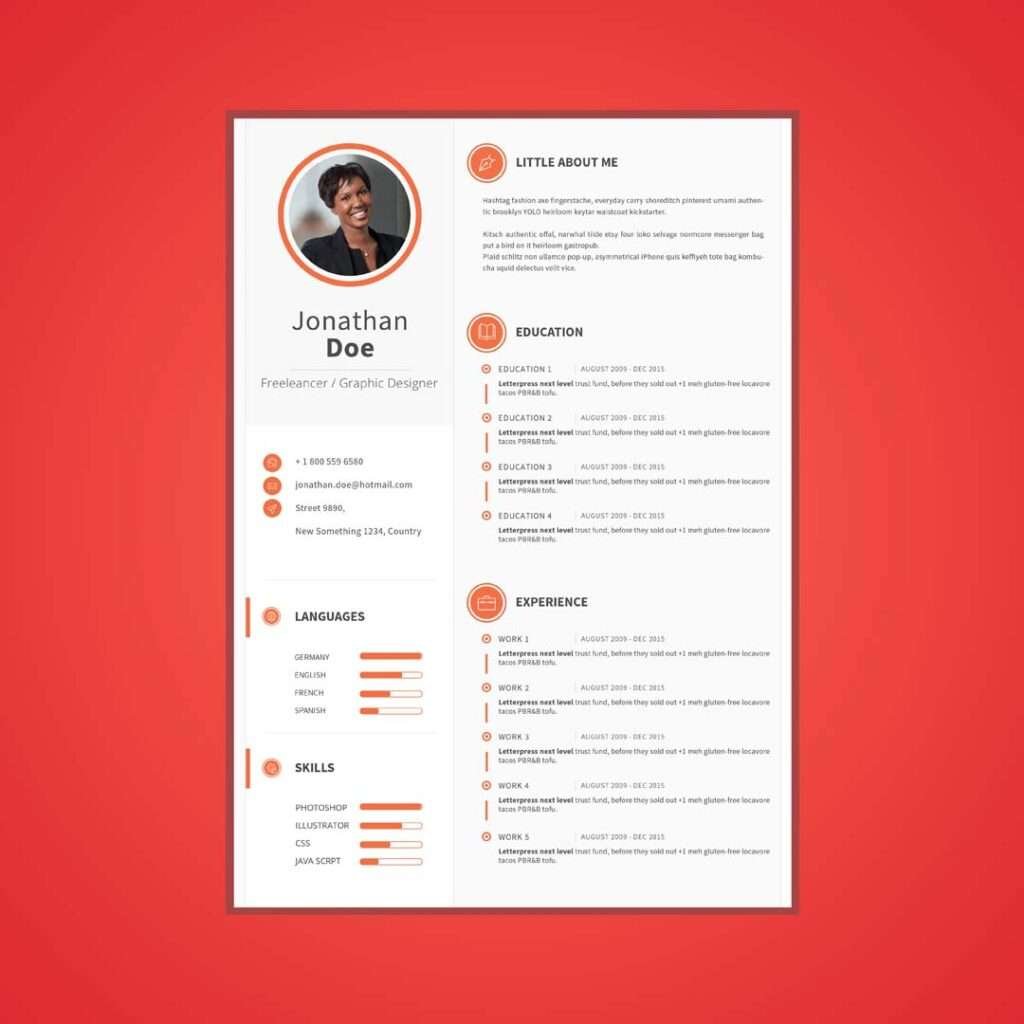 2 GB Resume Template