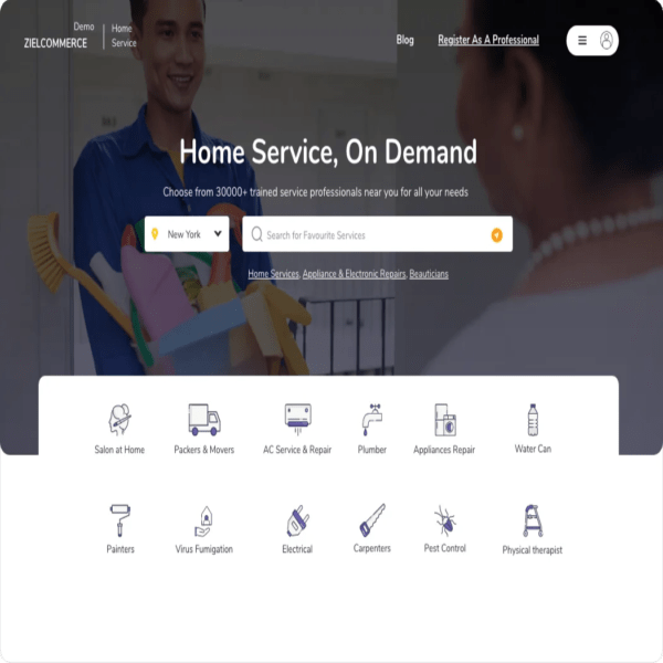 On Demand Services Website / Marketplace(urban clap concept) wamantra sourcecode