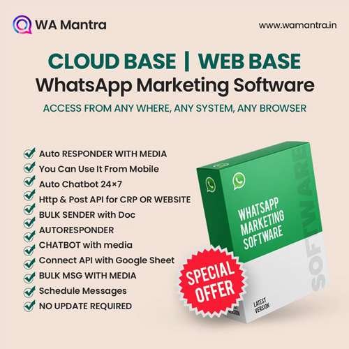 Cloud base whatsapp marketing portal